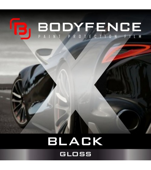 HEXIS PPF Bodyfence BLACK BFBLACK, 180 mikronów, wysoki czarny połysk