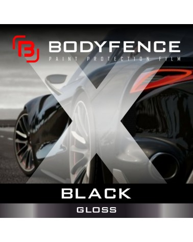 HEXIS PPF Bodyfence BLACK BFBLACK, 180 mikronów, wysoki czarny połysk